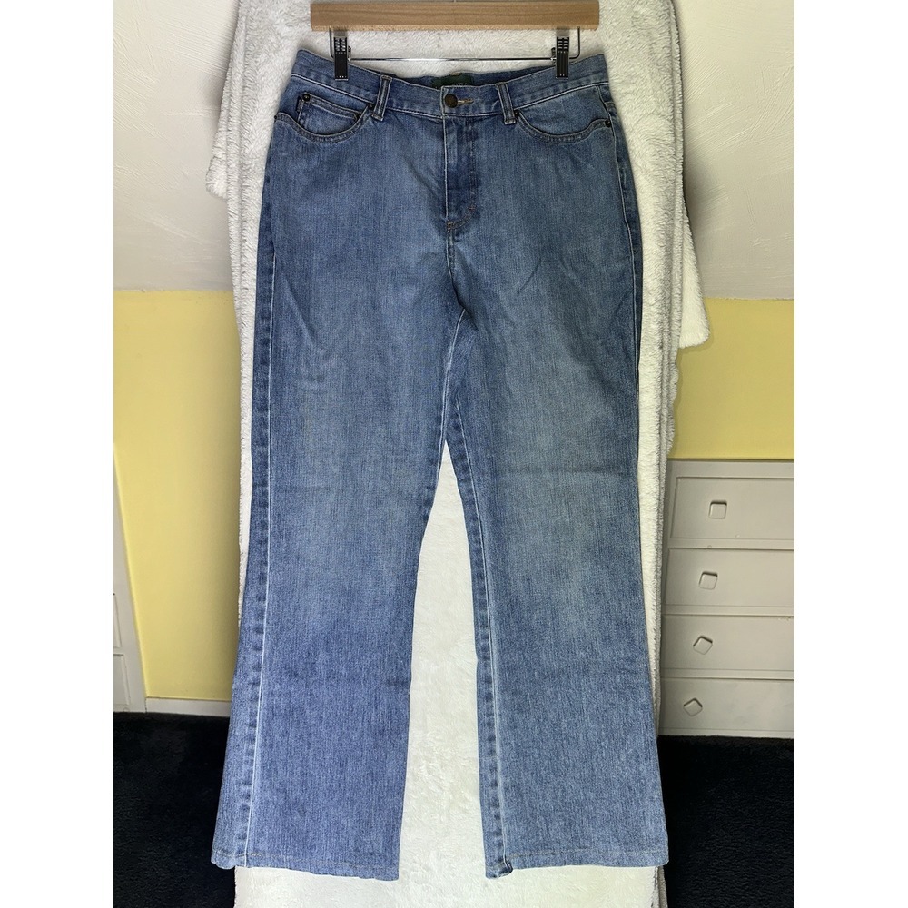 Vintage Ralph Lauren Jeans Co High Rise‎ Bootcut Medium Blue Denim 10 Western